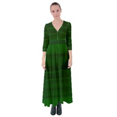 Emerald Green Ombre Button Up Maxi Dress by SpinnyChairDesigns