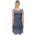 Faded Denim Blue Grey Ombre Sleeveless Satin Nightdress View2