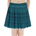 Teal Blue Ombre Pleated Mini Skirt View1