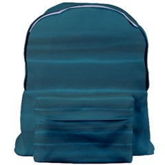 Teal Blue Ombre Giant Full Print Backpack by SpinnyChairDesigns