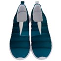 Teal Blue Ombre No Lace Lightweight Shoes View1