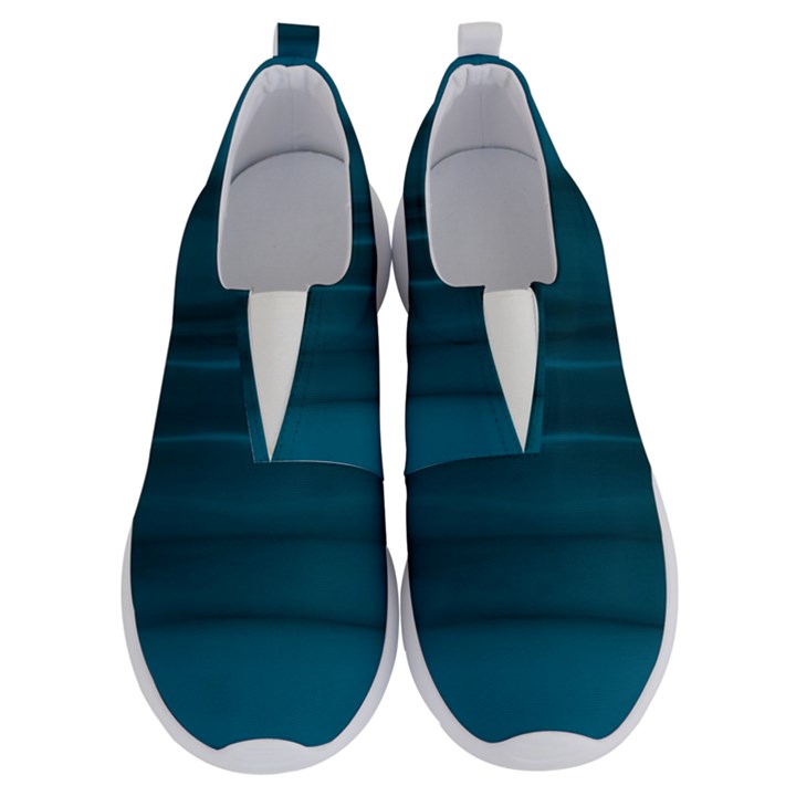 Teal Blue Ombre No Lace Lightweight Shoes