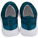 Teal Blue Ombre No Lace Lightweight Shoes View4