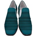 Teal Blue Ombre Women Slip On Heel Loafers View1