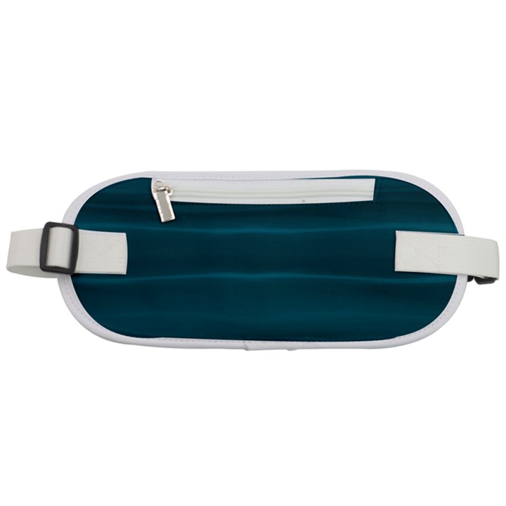 Teal Blue Ombre Rounded Waist Pouch