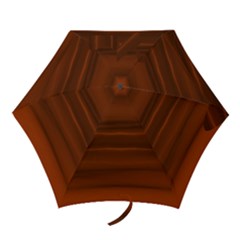 Cinnamon And Rust Ombre Mini Folding Umbrellas by SpinnyChairDesigns