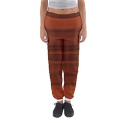 Cinnamon And Rust Ombre Women s Jogger Sweatpants by SpinnyChairDesigns