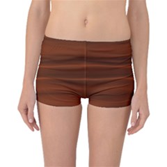 Cinnamon And Rust Ombre Boyleg Bikini Bottoms by SpinnyChairDesigns