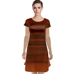 Cinnamon And Rust Ombre Cap Sleeve Nightdress by SpinnyChairDesigns