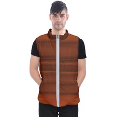 Cinnamon And Rust Ombre Men s Puffer Vest by SpinnyChairDesigns