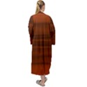 Cinnamon and Rust Ombre Maxi Velour Kimono View2