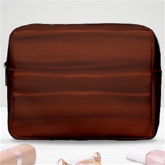 Cinnamon And Rust Ombre Make Up Pouch (large) by SpinnyChairDesigns