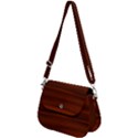 Cinnamon and Rust Ombre Saddle Handbag View2