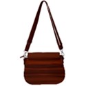 Cinnamon and Rust Ombre Saddle Handbag View3