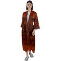 Cinnamon and Rust Ombre Maxi Satin Kimono View1