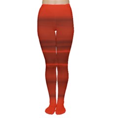 Scarlet Red Ombre Tights by SpinnyChairDesigns