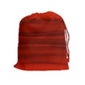 Scarlet Red Ombre Drawstring Pouch (XL) View1