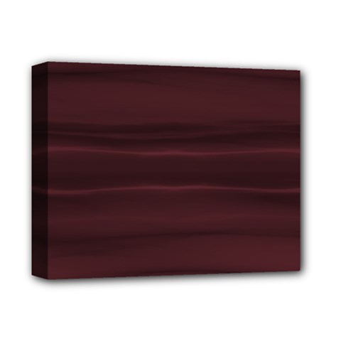 Burgundy Wine Ombre Deluxe Canvas 14  X 11  (stretched) by SpinnyChairDesigns