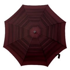 Burgundy Wine Ombre Hook Handle Umbrellas (large) by SpinnyChairDesigns