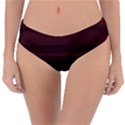 Burgundy Wine Ombre Reversible Classic Bikini Bottoms View3