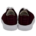 Burgundy Wine Ombre Kids  Low Top Canvas Sneakers View4