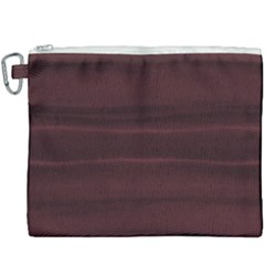 Burgundy Wine Ombre Canvas Cosmetic Bag (xxxl) by SpinnyChairDesigns