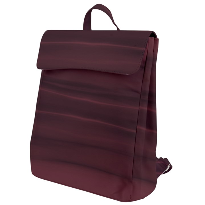 Burgundy Wine Ombre Flap Top Backpack