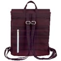 Burgundy Wine Ombre Flap Top Backpack View3