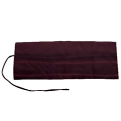 Burgundy Wine Ombre Roll Up Canvas Pencil Holder (s) by SpinnyChairDesigns