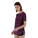 Burgundy Wine Ombre Perpetual Short Sleeve T-Shirt View2