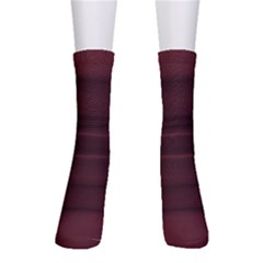 Burgundy Wine Ombre Men s Crew Socks by SpinnyChairDesigns