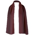 Burgundy Wine Ombre Long Sheer Chiffon Scarf  View1