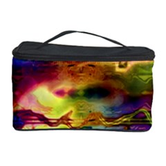 Electric Tie Dye Colors Cosmetic Storage by SpinnyChairDesigns