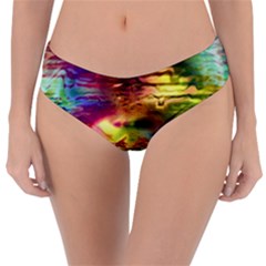 Electric Tie Dye Colors Reversible Classic Bikini Bottoms by SpinnyChairDesigns