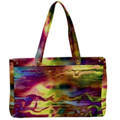 Electric Tie Dye Colors Canvas Work Bag by SpinnyChairDesigns