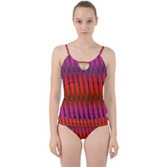 Zappwaits Raute 2 Cut Out Top Tankini Set