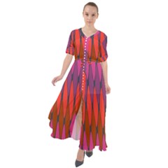 Zappwaits Raute 2 Waist Tie Boho Maxi Dress by zappwaits