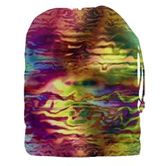 Electric Tie Dye Colors Drawstring Pouch (3xl) by SpinnyChairDesigns