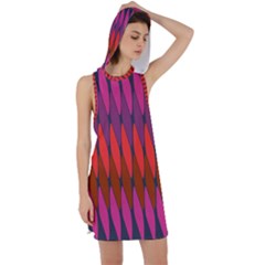 Zappwaits Raute 2 Racer Back Hoodie Dress by zappwaits