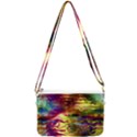 Electric Tie Dye Colors Double Gusset Crossbody Bag View2