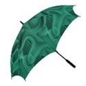 Biscay Green Swirls Golf Umbrellas View2