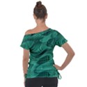 Biscay Green Swirls Tie-Up Tee View2