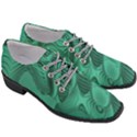 Biscay Green Swirls Women Heeled Oxford Shoes View3