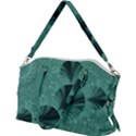 Biscay Green Black Spirals Canvas Crossbody Bag View2