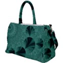 Biscay Green Black Spirals Duffel Travel Bag View1