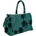 Biscay Green Black Spirals Duffel Travel Bag View2