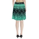 Biscay Green Black Swirls Pleated Skirt View2