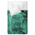 Biscay Green Black Textured Duvet Cover Double Side (Single Size) View1