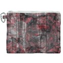 Red Black Abstract Texture Canvas Cosmetic Bag (XXL) View1