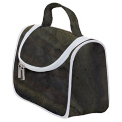 Army Green Grunge Texture Satchel Handbag by SpinnyChairDesigns